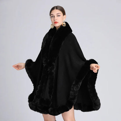 Chic Korean Furry Cape