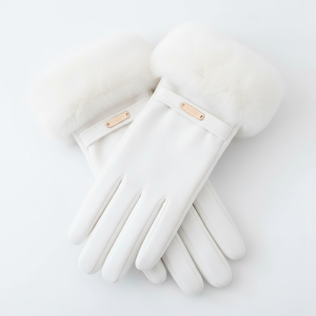 Chic Korean Furry Gloves
